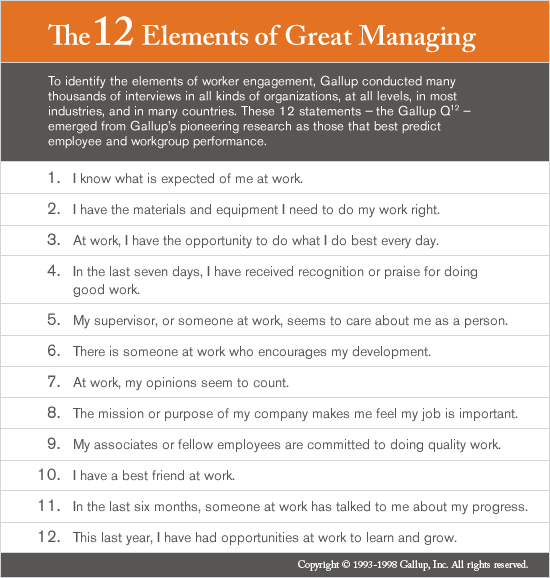 12 Elements of Great Managing [Gallup] resized 600